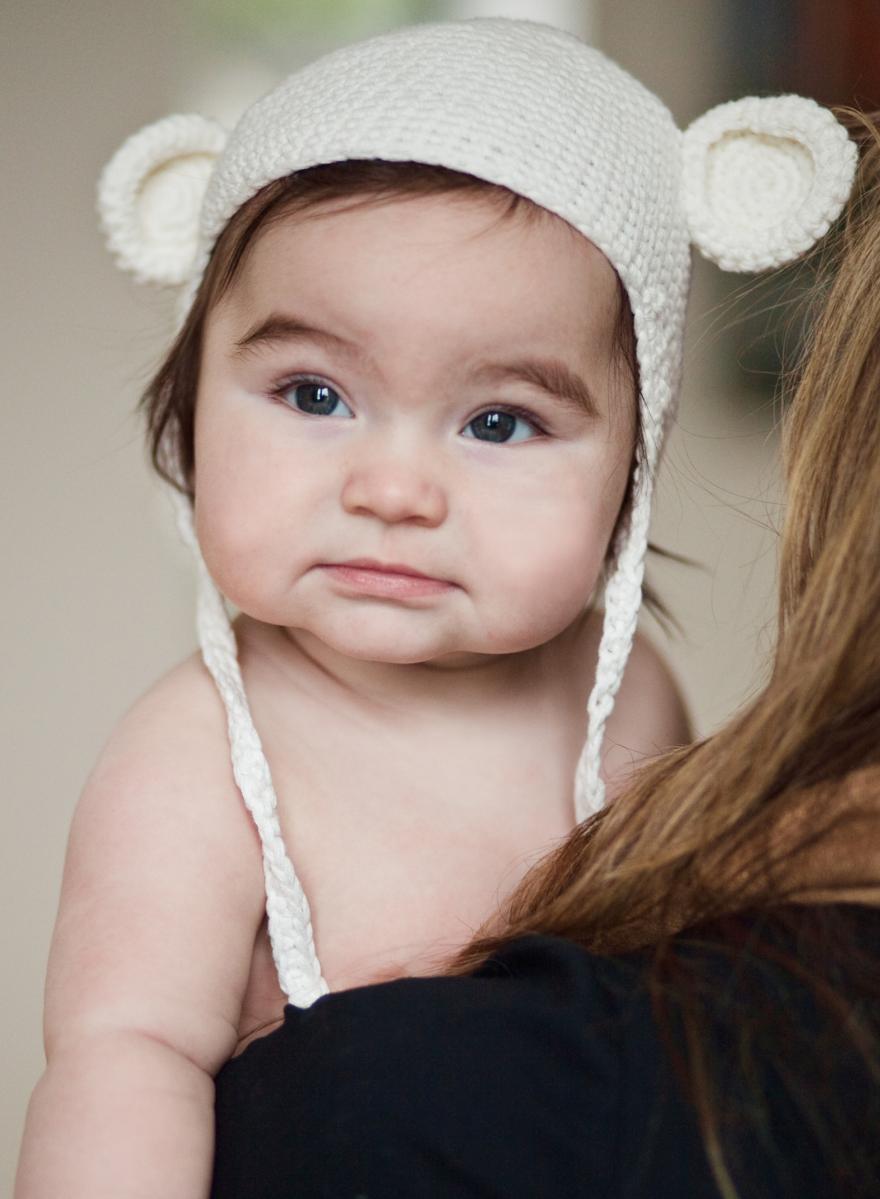 infant bear hat