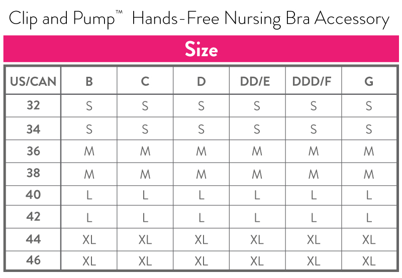 Maternity Bravado Designs Clip and Pump Hands-Free Nursing Bra Accessory  9301XJ2