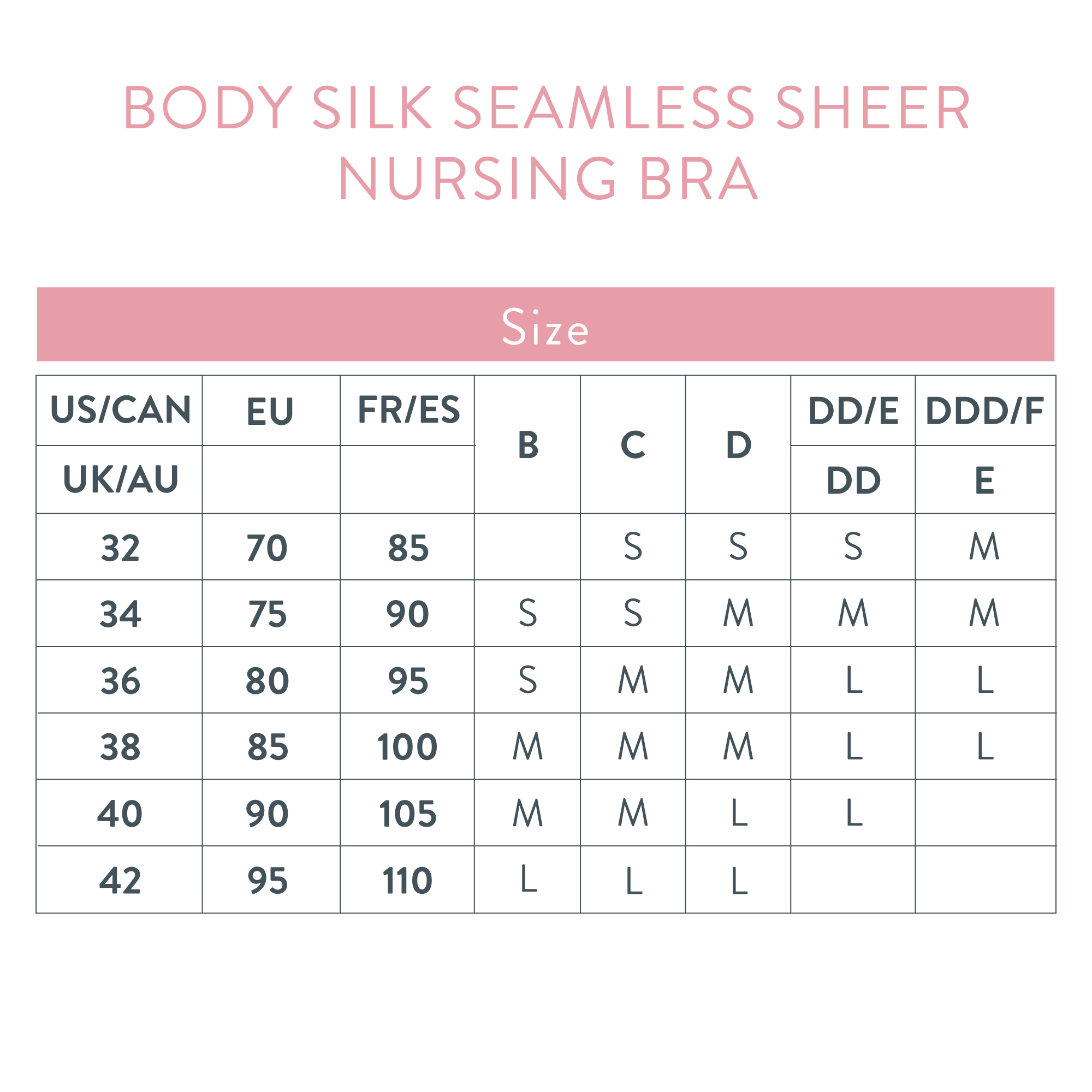 BRAVADO! DESIGNS Body Silk Seamless Sheer Maternity & Nursing Bra