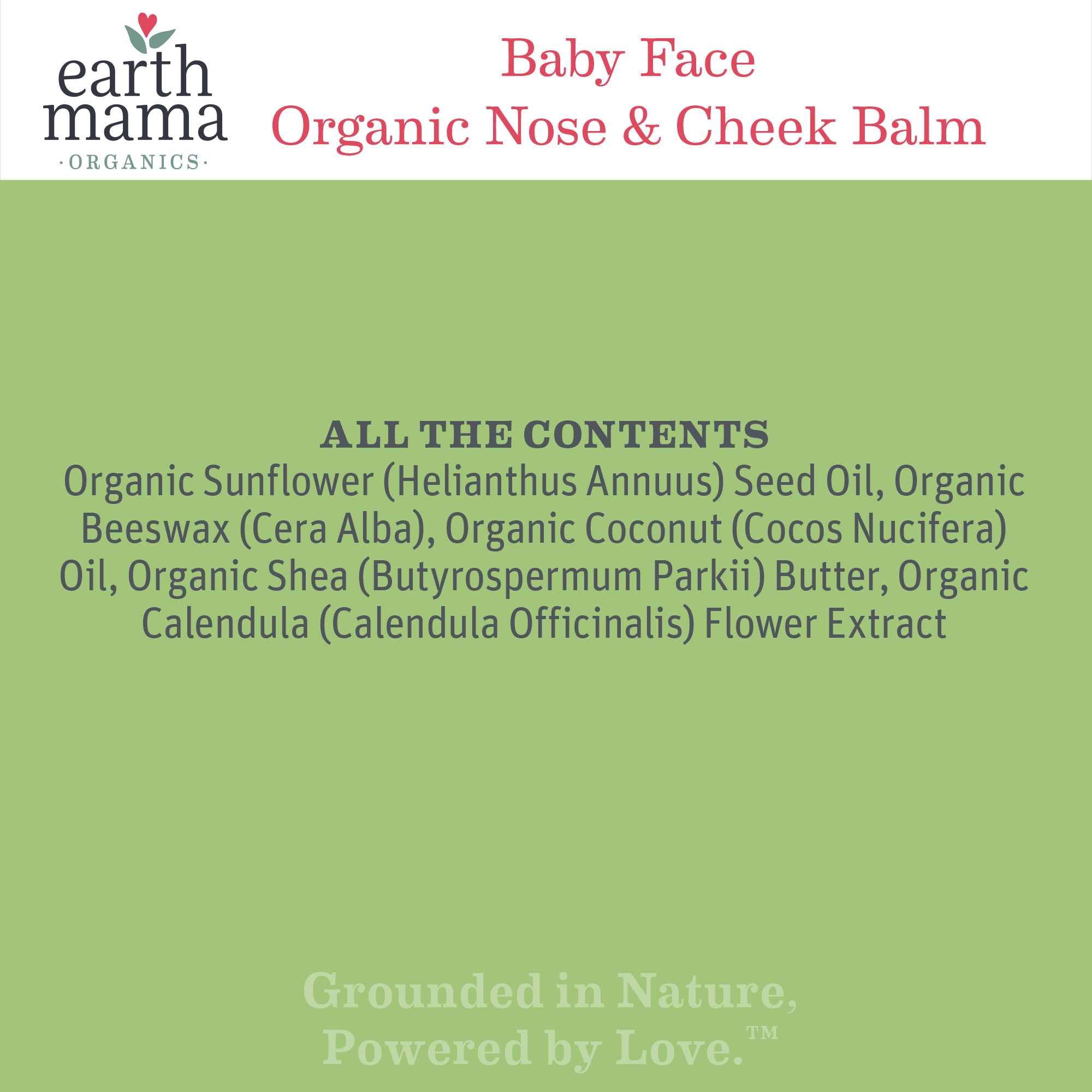 Organic Baby Face Nose & Cheek Balm
