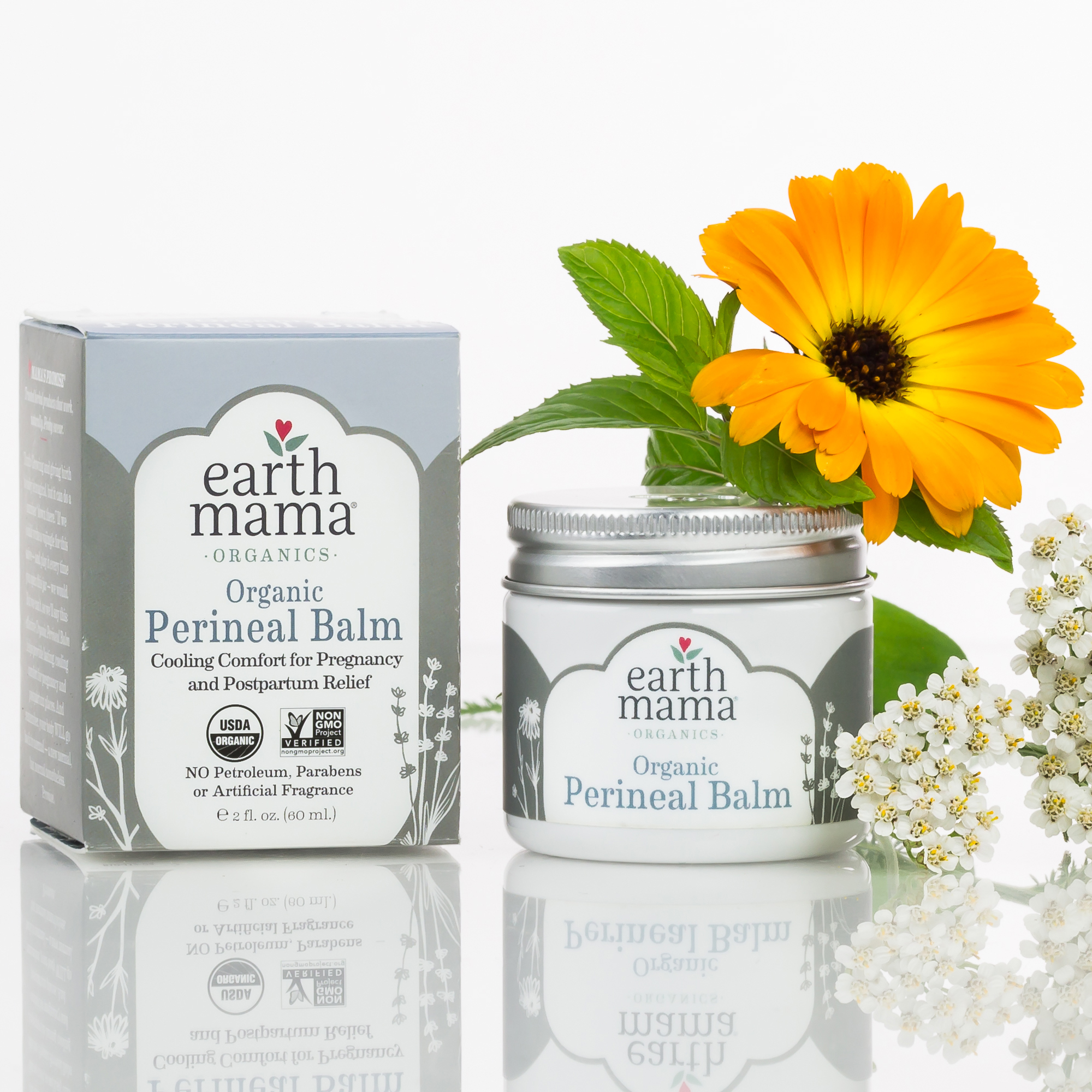 Earth Mama Angel Baby Bottom Balm - 2 fl oz jar