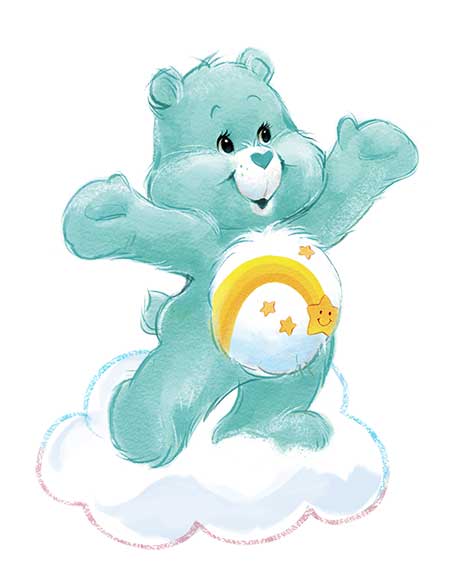 teal care bear