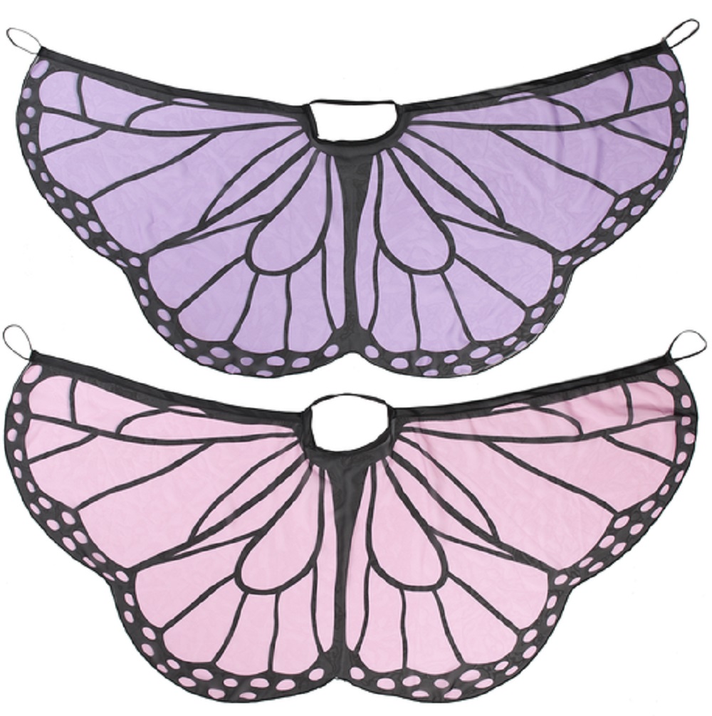 Крылышки бабочки из ткани