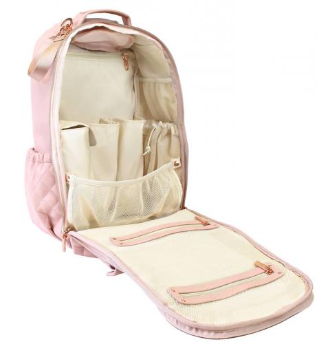 blush diaper backpack