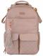 Itzy Ritzy Boss Diaper Bag Backpack - Blush + FREE Wipes Case 1