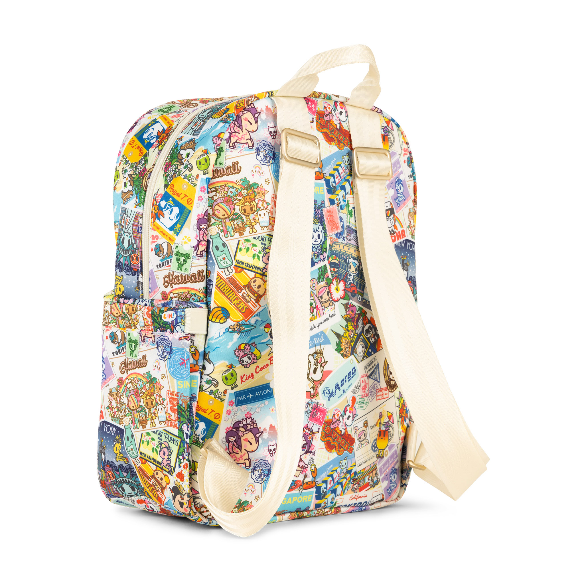 Ju-Ju-Be Midi Backpack - Kawaii-round the World + Matching Coin Purse