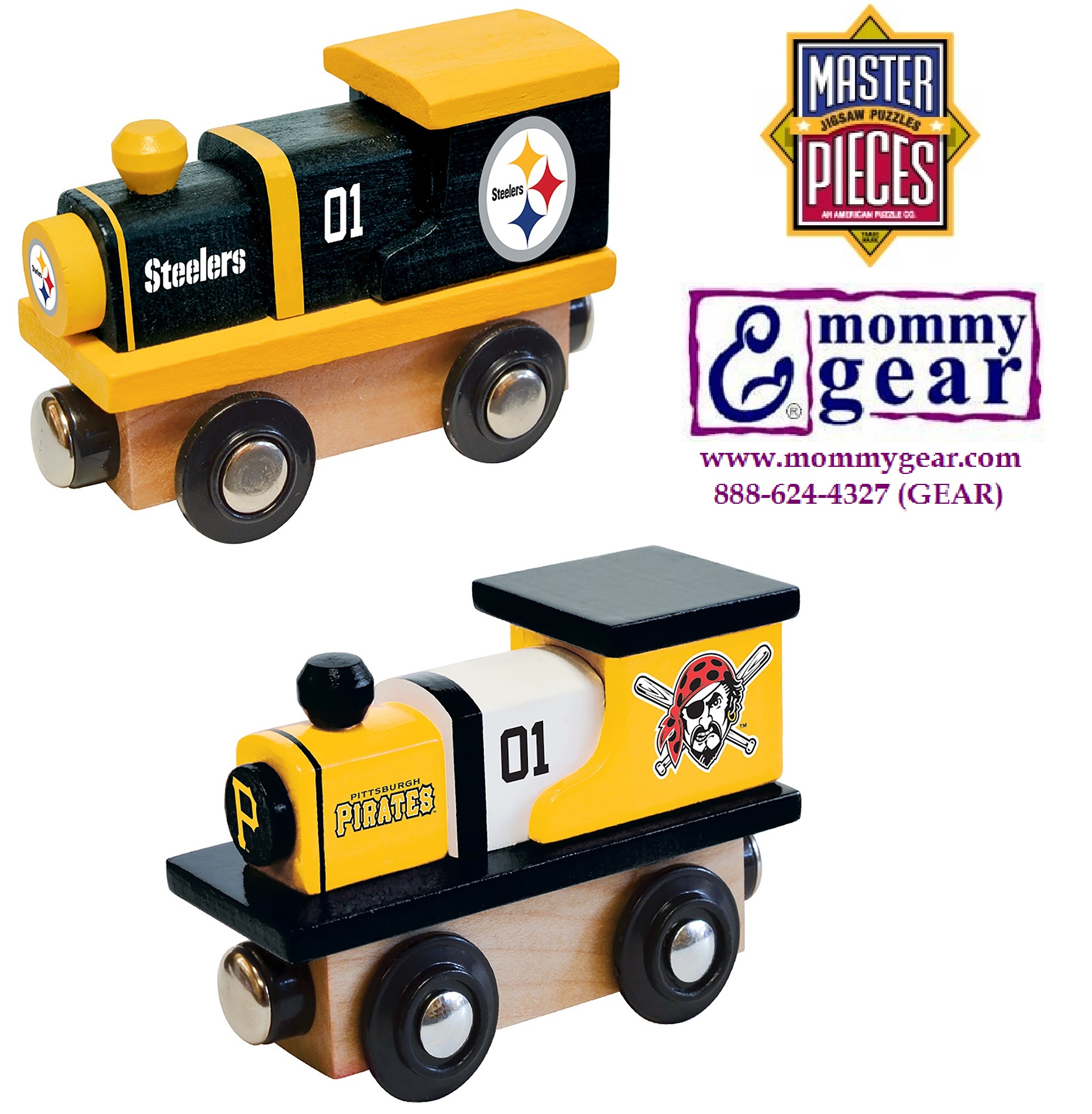 MasterPieces NFL Pittsburgh Steelers Sports Toy Train 