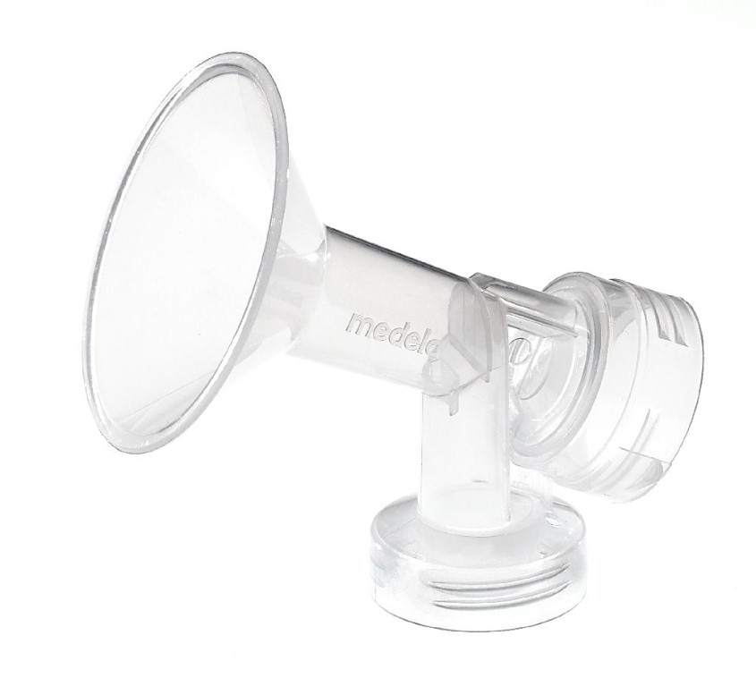 MEDELA BREASTSHIELD ONE PIECE BREAST SHIELD FLANGE STD 24 mm VALVE MEMBRANE  x1