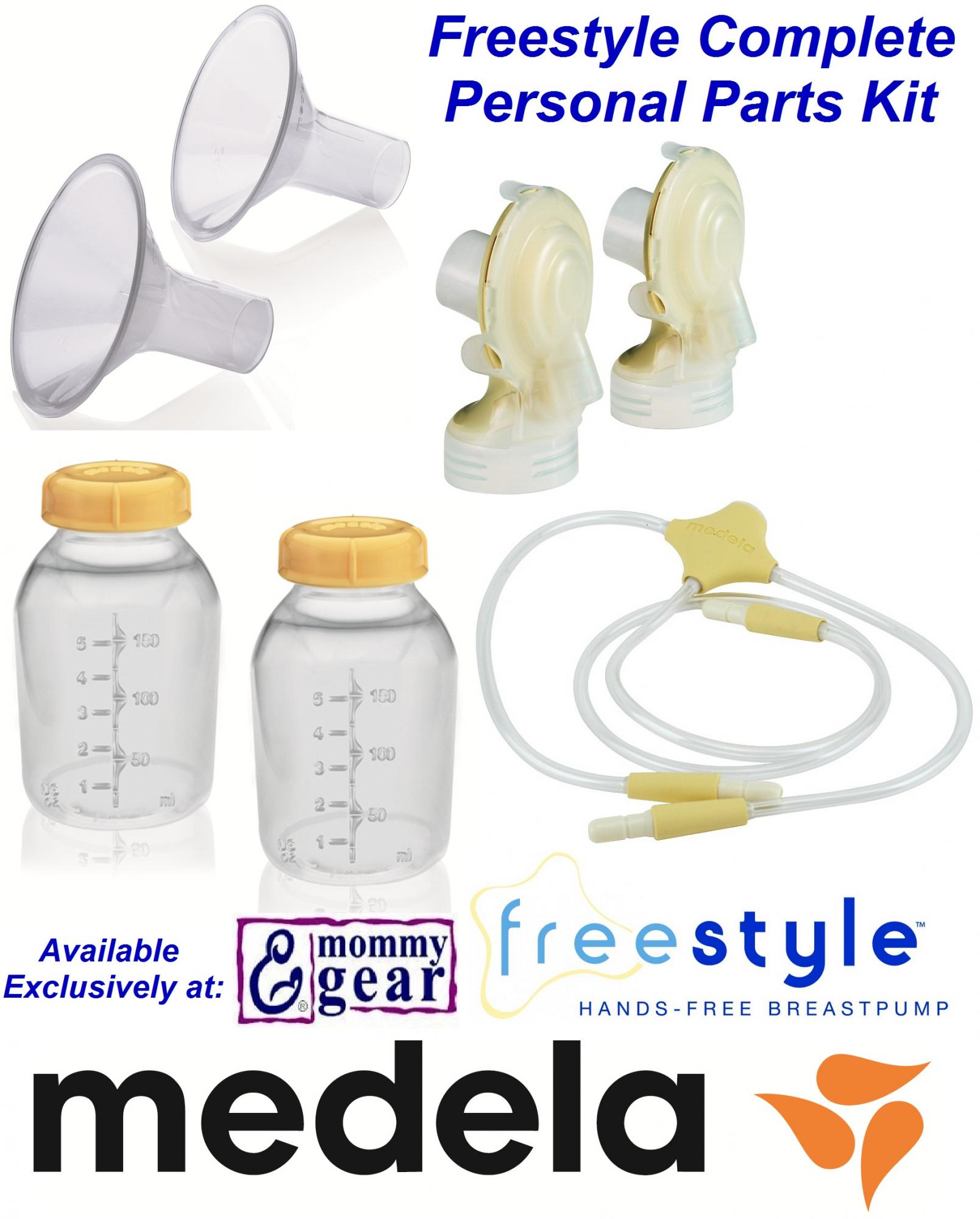 Medela Freestyle Breast Pump Replacement Parts Kit with Medium 24 mm Breast  Shield in Sealed Packaging