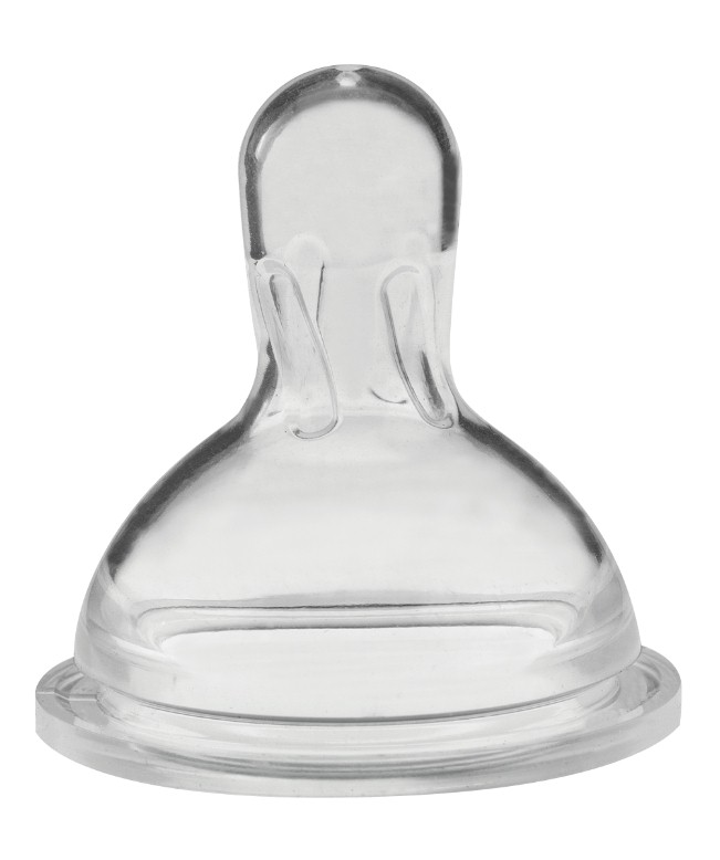 Medela Breastmilk Bottle Spare Parts with Three Medium-Flow Wide Base  Nipples