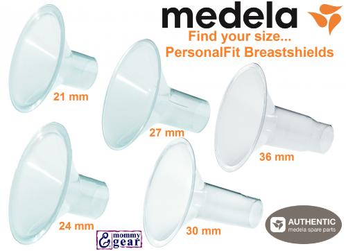 Medela PersonalFit Breastshields, XL (30mm) - 1 pair