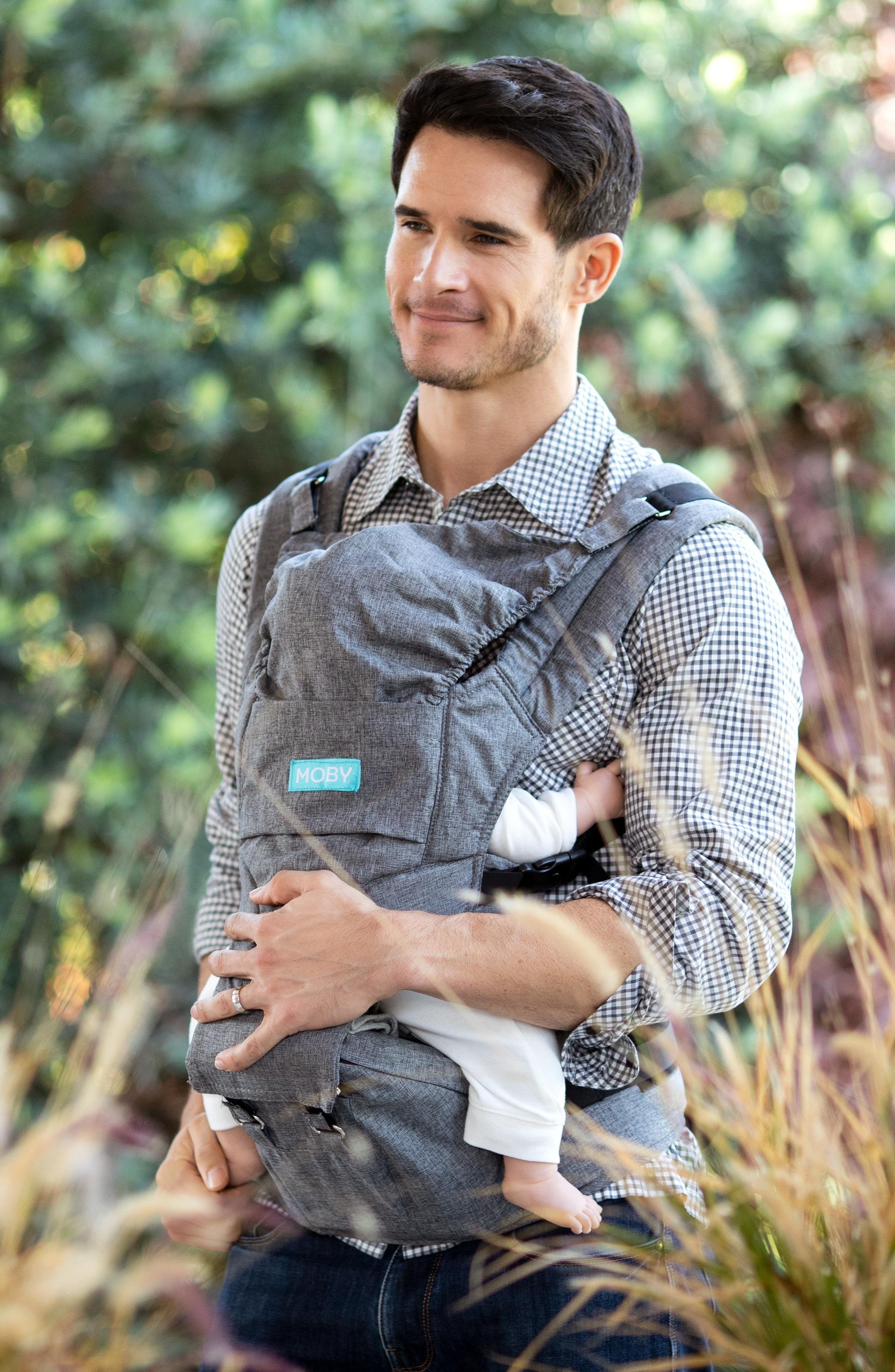 MOBY 2 in 1 Hip Seat Baby Carrier Grey