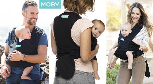 Moby Wrap Fit Baby Carrier in Black