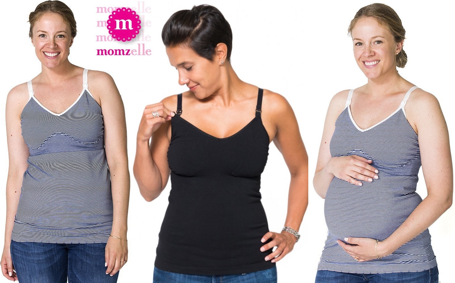 Medela Comfy Cami Bra for Maternity/Breastfeeding, Black, XL