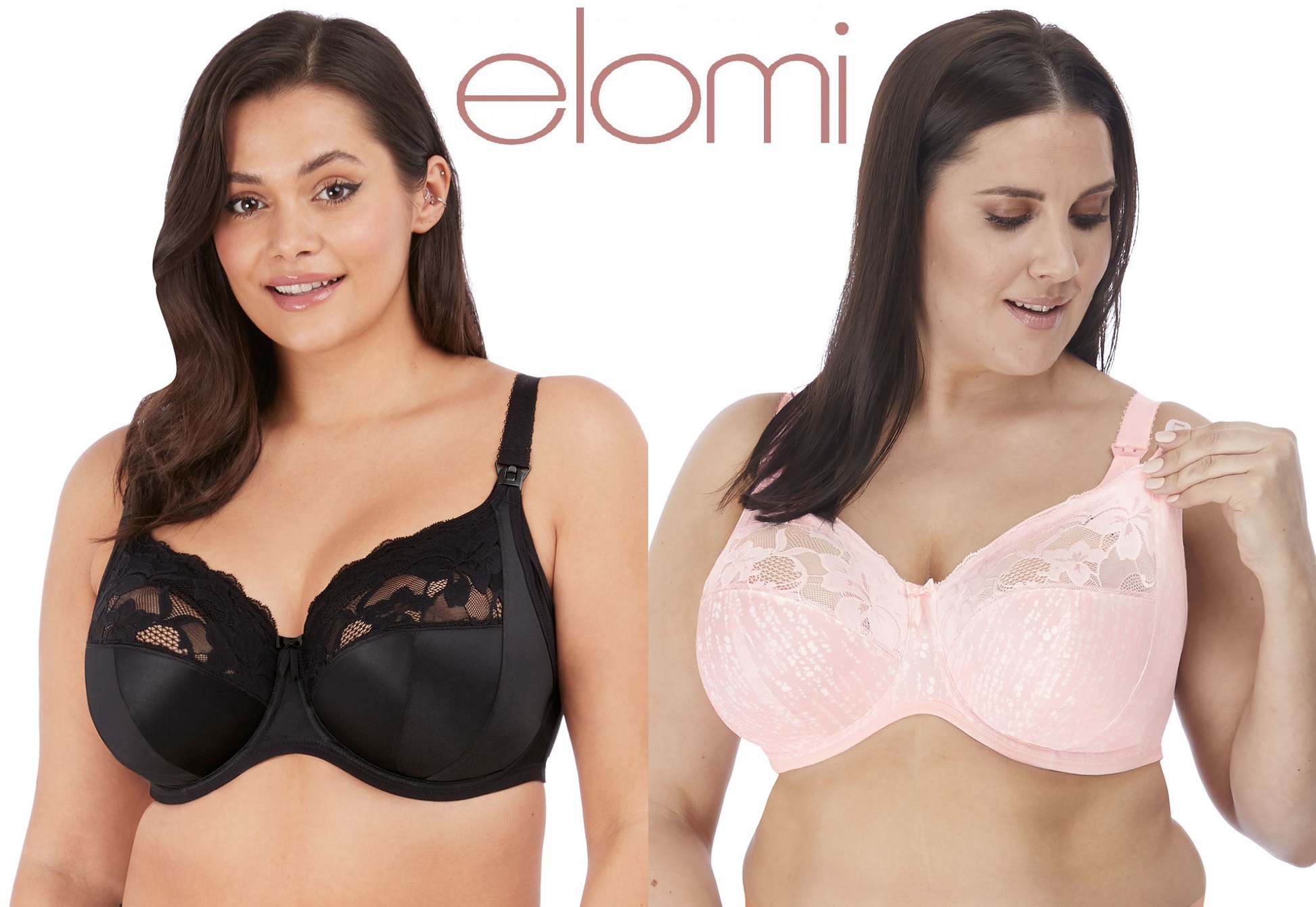 Underwire in 42H Bra Size F Cup Sizes by Elomi Lace Cup and Maternity Bras
