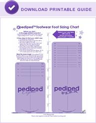 pediped size chart