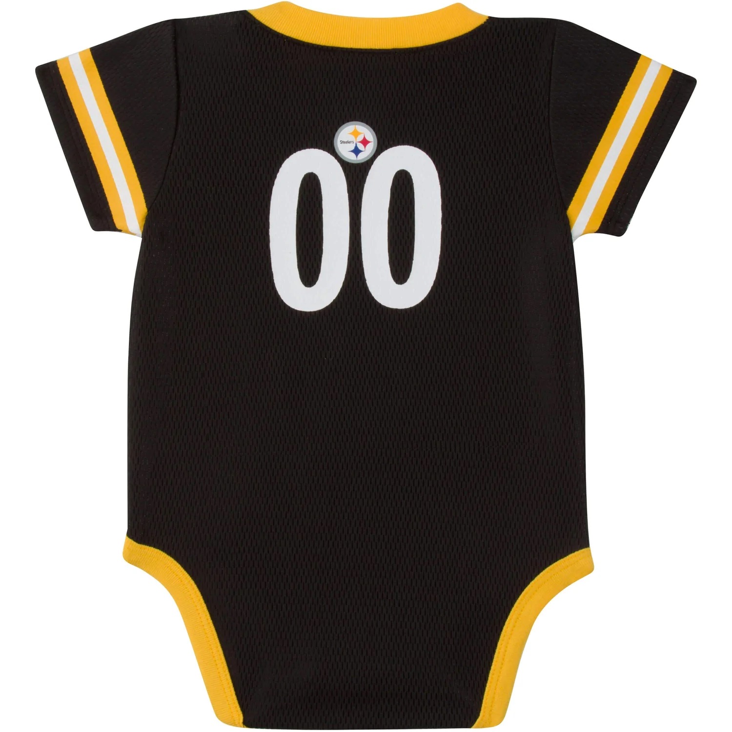 NFL Pittsburgh Steelers unisex-baby Dazzle Bodysuit, Black, 0-3 Months