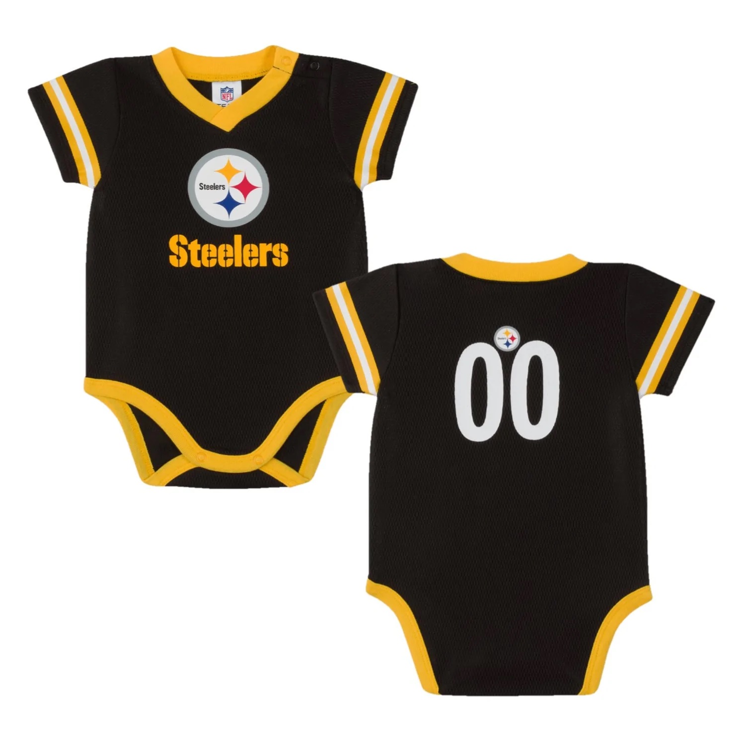 Steelers Player Jersey Baby Bodysuit