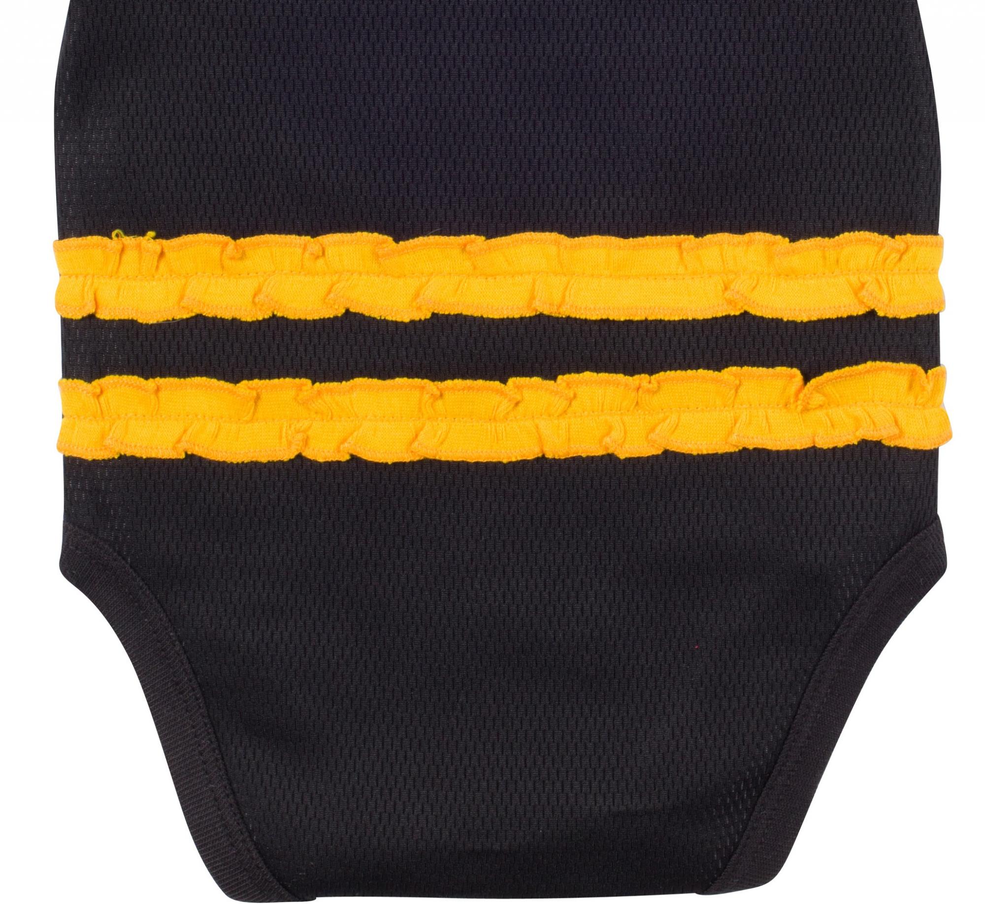 Steelers Ruffled Player Jersey Baby Bodysuit - 18 months only