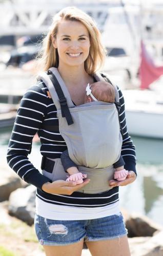 Bedrijf koppel metalen Tula Free-to-Grow Coast Mesh Baby Carrier